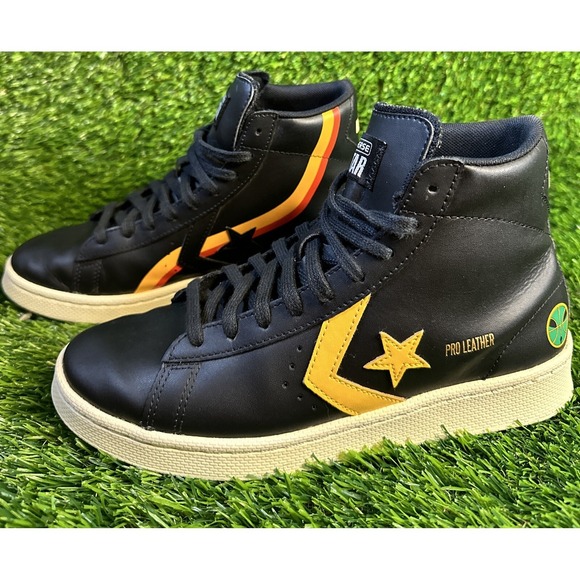 Converse Other - Converse Chuck 70 Hi Tops Roswell Rayguns Black Leather Sneakers Kids 6